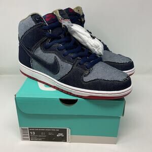 Nike SB Dunk High TRD QS Reese Forbes Denim 881758-441 Men’s Size 13 NEW DS 2017